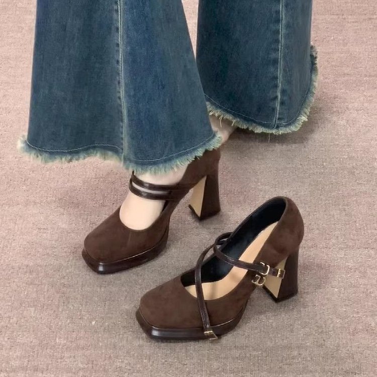 Vintage Thick High Women Mary  - огляд і ціна Vintage Fashion Online