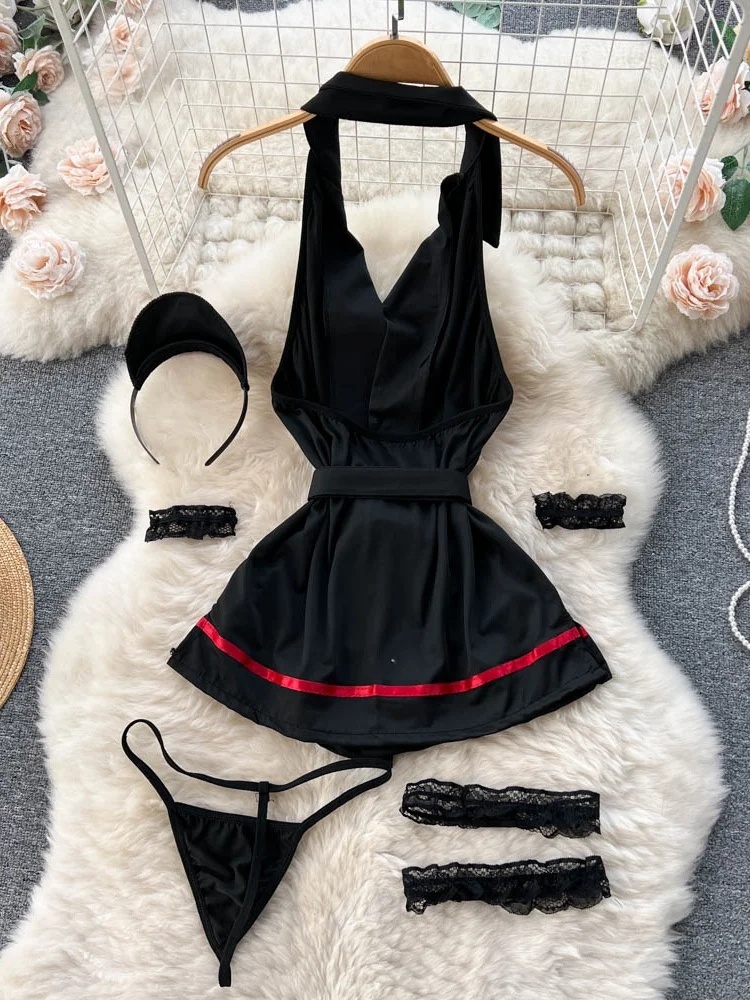 Erotic Fashion Sexy Halter Lin - огляд і ціна Vintage Fashion Dresses