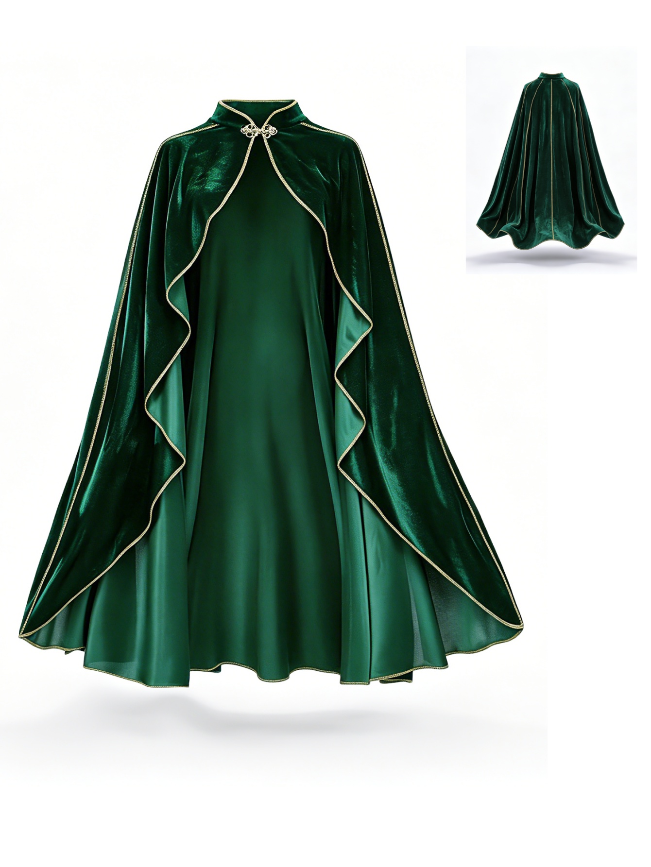 Women Vintage Green Velvet Cap - огляд і ціна Vintage Fashion Dresses