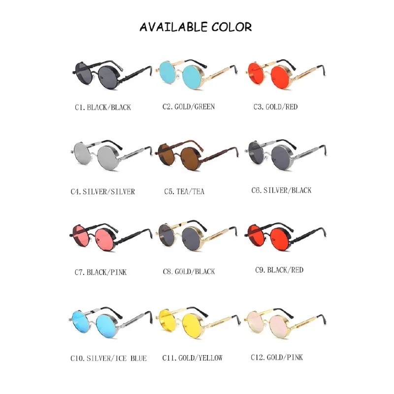 New Metal Steampunk Sunglasses - огляд і ціна Vintage Fashion Enthusiasts