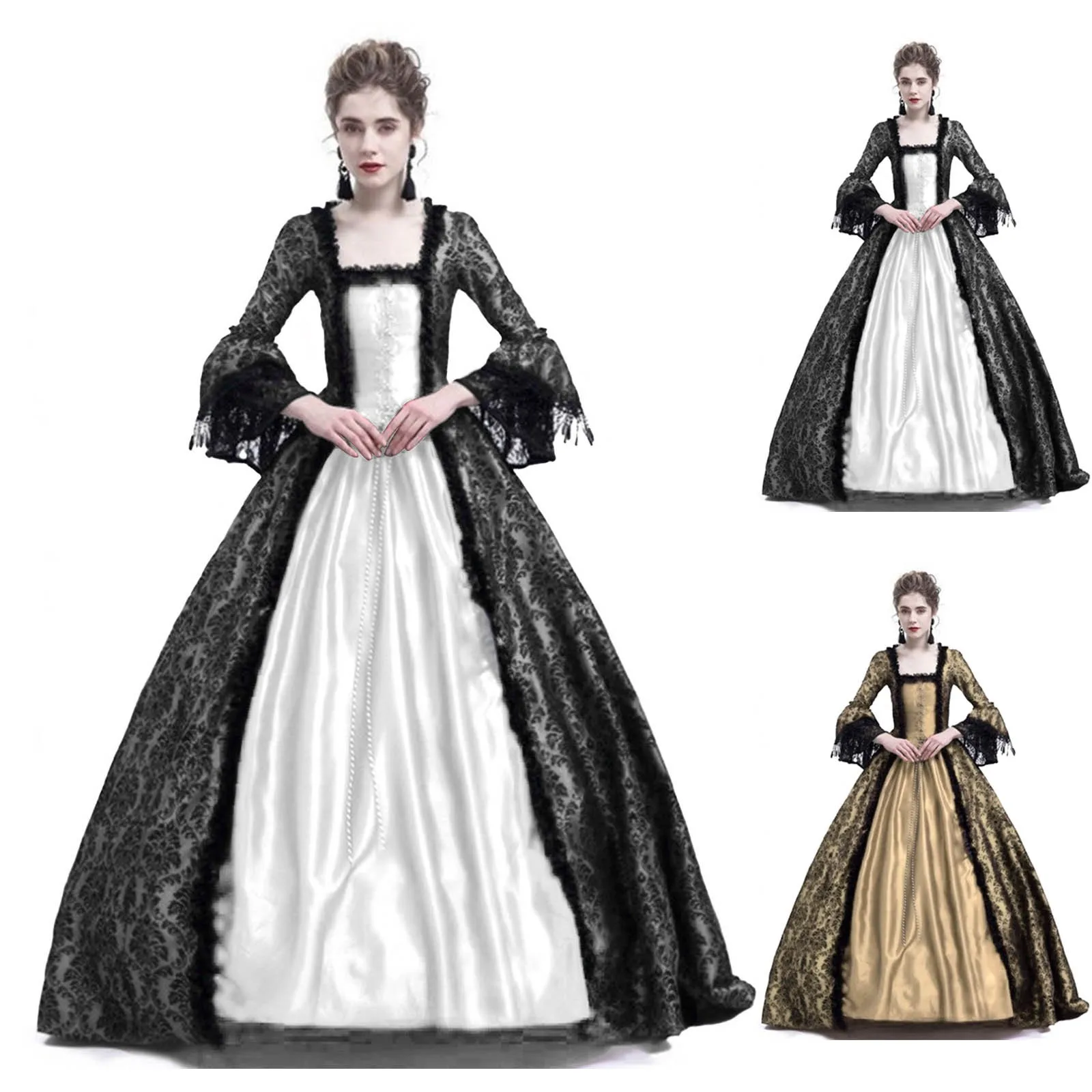 Halloween Cosplay Palace Women - огляд і ціна Vintage Fashion Dresses